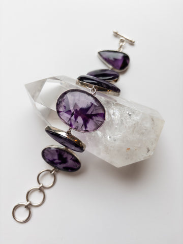 Trapiche Amethyst Bracelet