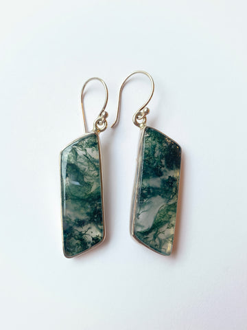 Moss Agate Earrings