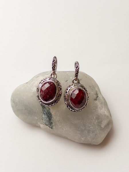 Ruby Earrings