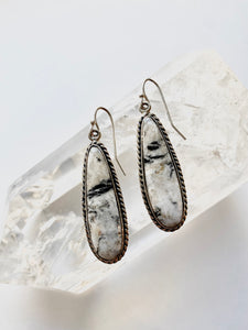 White Buffalo Earrings