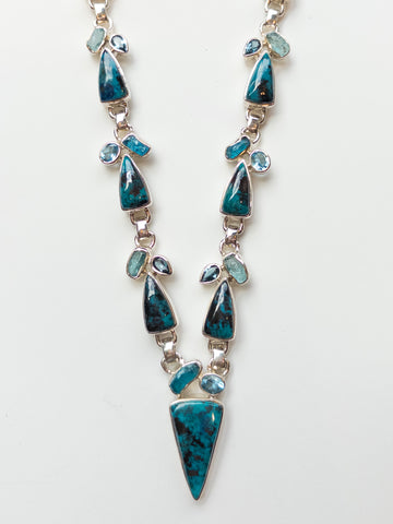 Shattuckite Necklace