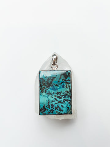 Shattuckite Pendant