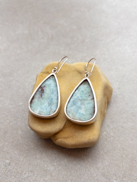 Larimar Earrings