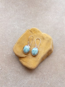 Larimar Earrings