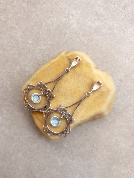 Larimar Earrings