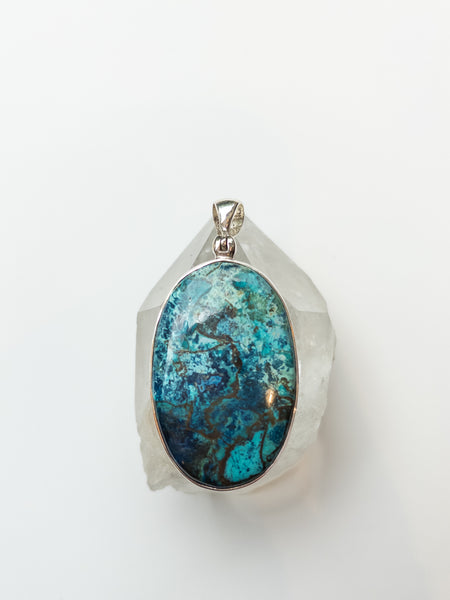 Shattuckite Pendant