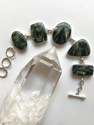 Seraphinite Bracelet