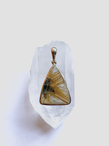 Rutilated Quartz Pendant