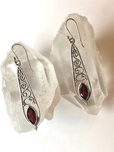 Garnet Earrings