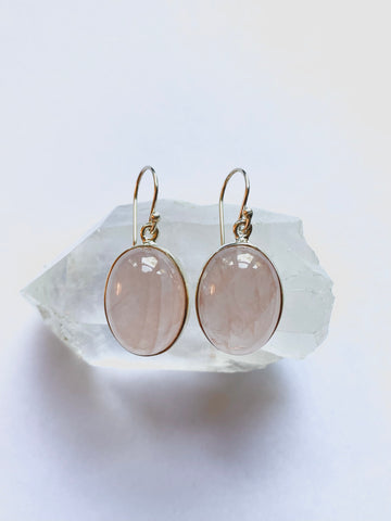 Rose Quartz Earrings