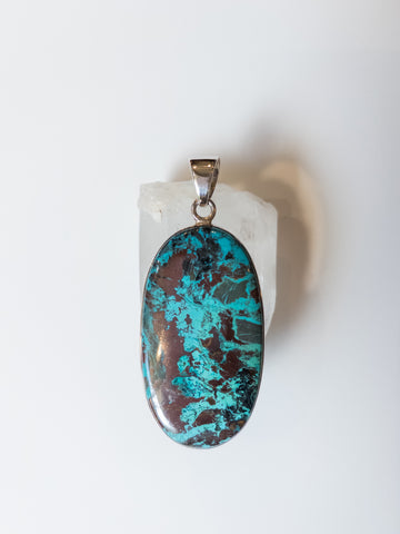 Shattuckite Pendant