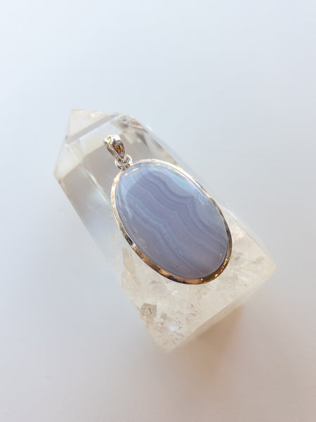 Blue Lace Agate Pendant