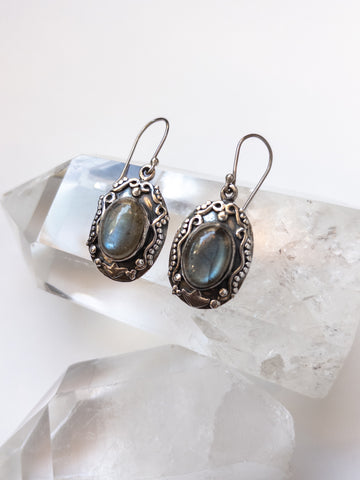 Labradorite Earrings