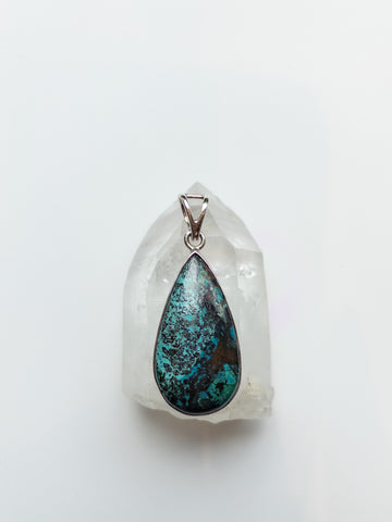 Shattuckite Pendant