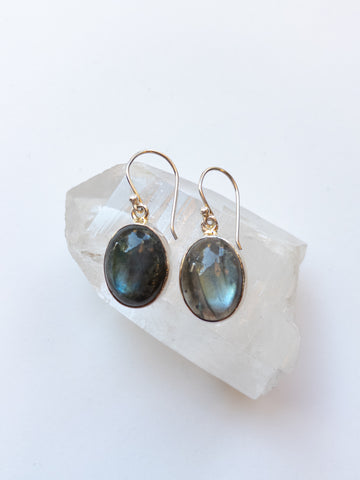 Labradorite Earrings