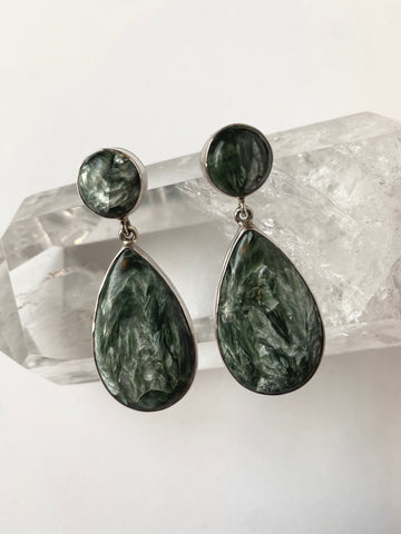 Seraphinite Earrings