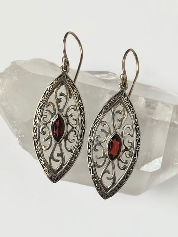 Garnet Earrings