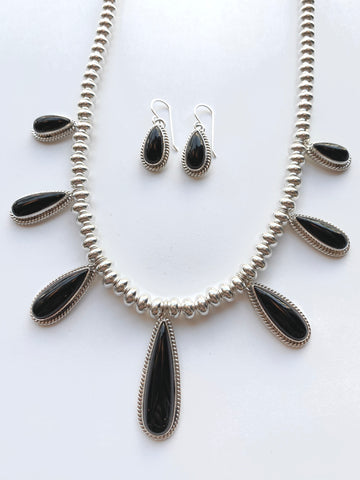 Onyx Necklace Set