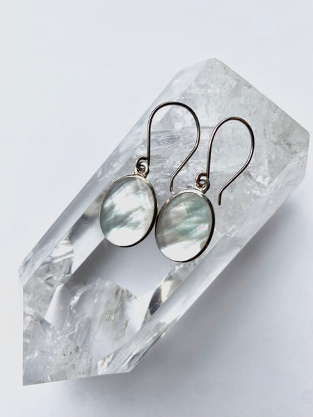 Quartz and Mother of Pearl Earrings