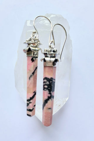 Rhodonite Earrings