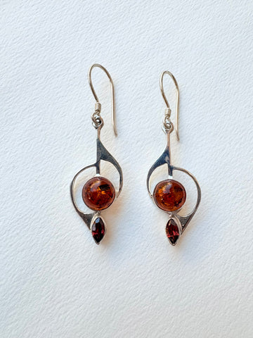 Amber Earrings
