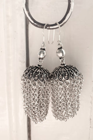 Lao Silver Earrings