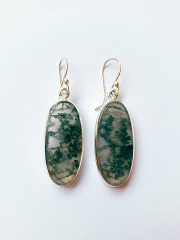 Moss Agate Earrings