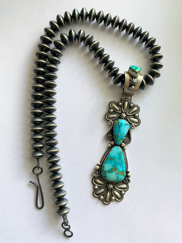 Sonoran Gold Turquoise Pendant