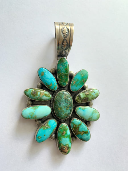 Sonoran Gold Turquoise Pendant