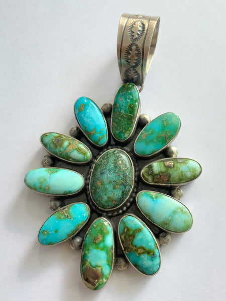 Sonoran Gold Turquoise Pendant