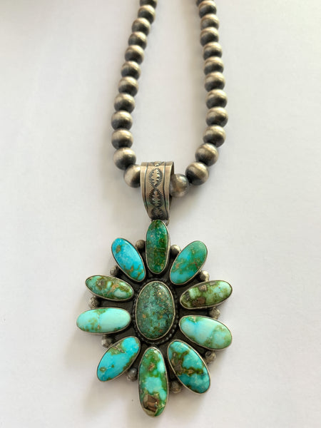 Sonoran Gold Turquoise Pendant