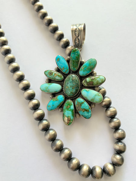 Sonoran Gold Turquoise Pendant