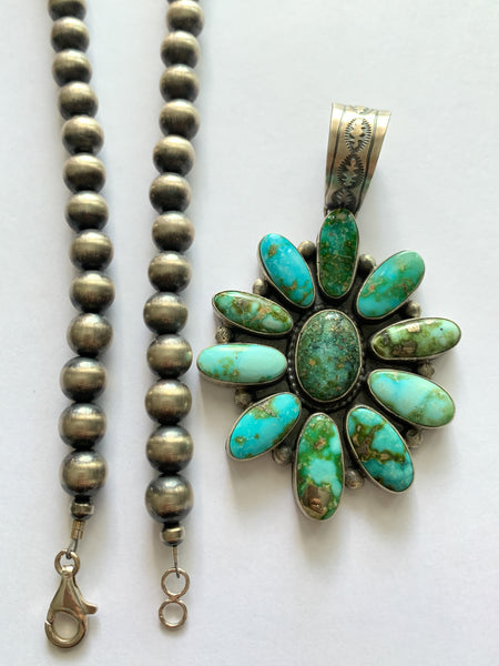 Sonoran Gold Turquoise Pendant