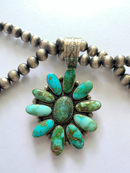 Sonoran Gold Turquoise Pendant