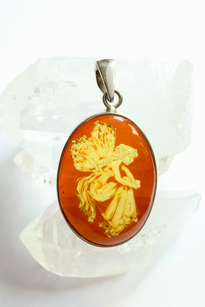 Amber Pendant Fairy