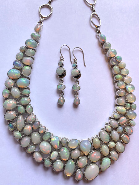 Opal Necklace Set