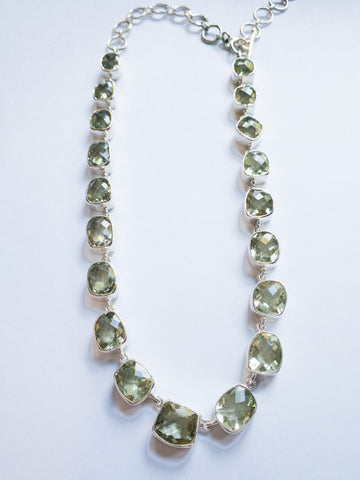 Green Amethyst Necklace