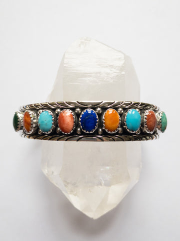 Multi Stone Cuff