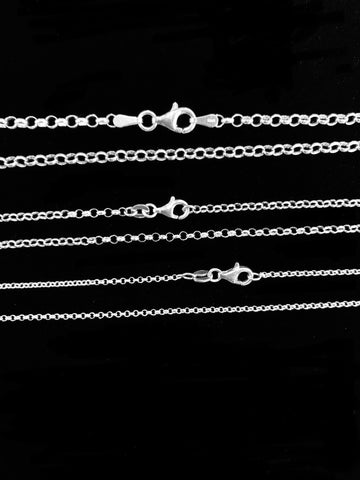 Sterling Silver Chains Rolo