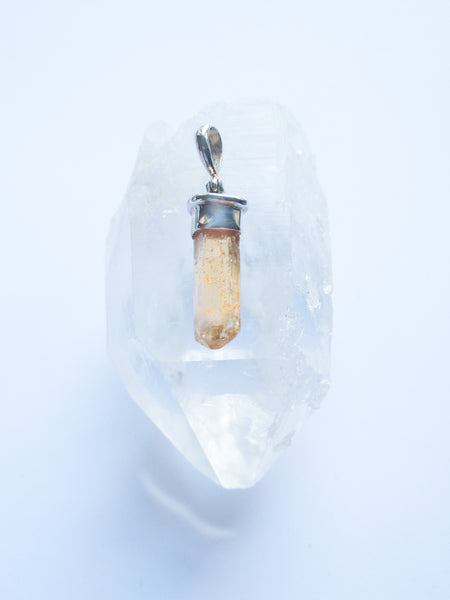 Imperial Topaz Pendant and Earring Set