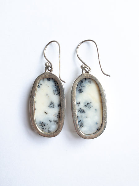 Dendritic Opal Earrings