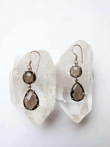 Smoky Quartz Earrings