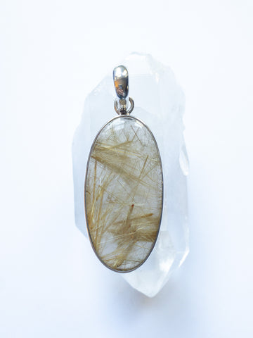 Rutilated Quartz Pendant