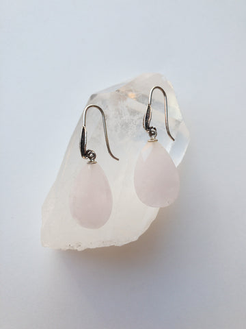 Rose Quartz Earrings