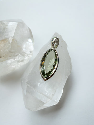 Green Amethyst Pendant