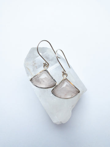 Rose Quartz Earrings