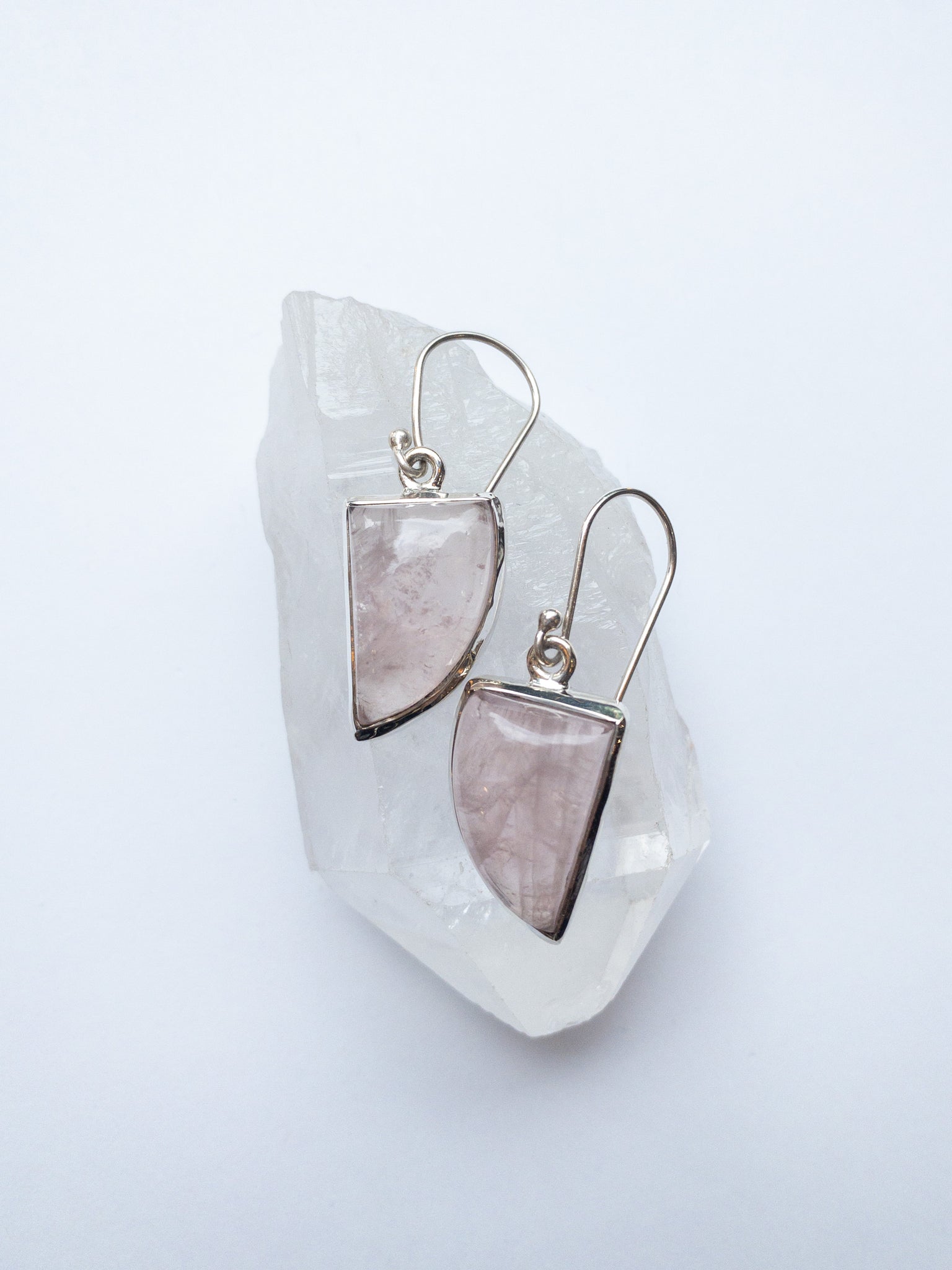 Rose Quartz Earrings