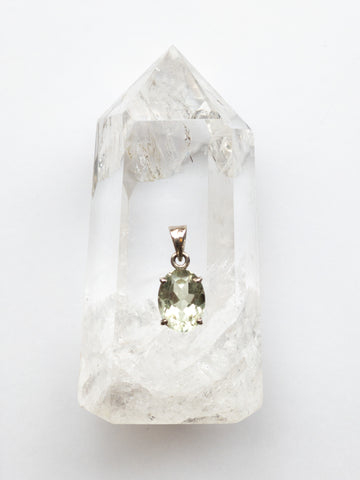 Green Amethyst Pendant