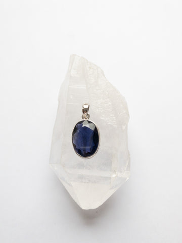 Iolite Pendant