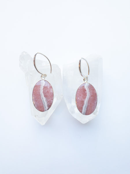 Rhodochrosite Earring